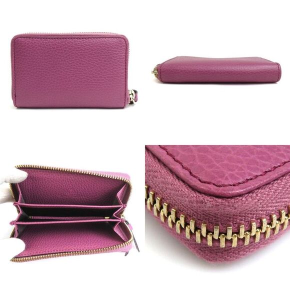 Gucci Zip Around Purple Leather Wallet  (Pre-Owned) - Picture 2 of 5